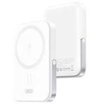 Baterie Externa, MagBank Wireless 15W/PD20W, Magnetica, Stand U-shape, 5.000mAh, Fast Charge, White