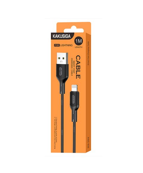Cablu Incarcare si Date, 2.4A, USB-A la Lightning, 1m | BLACK