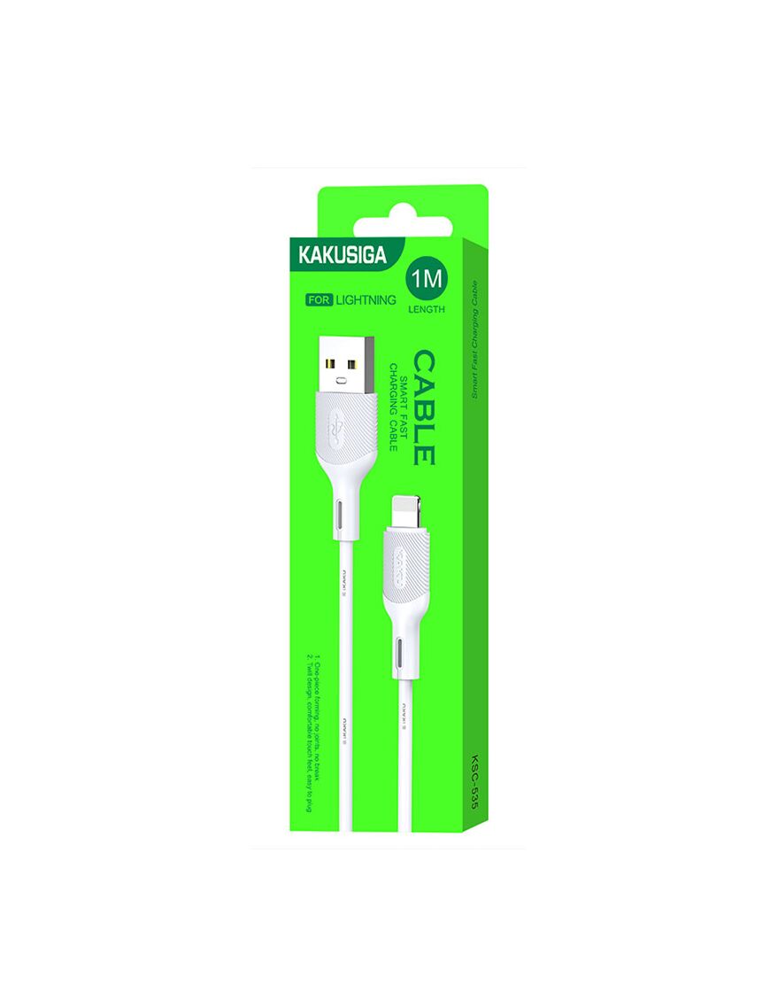 Cablu Incarcare si Date, 2.4A, USB-A la Lightning, 1m | WHITE