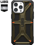 Husa iPhone 15 Pro UAG Monarch Carbon Fiber Element Green