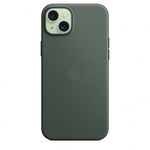 Husa iPhone 15 Plus Apple FineWoven cu MagSafe , Evergreen