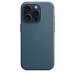 Husa de protectie Apple FineWoven cu MagSafe pentru iPhone 15 Pro Max, Pacific Blue - mag-genius-accesorii