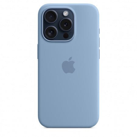 Husa iPhone 15 Pro Apple Silicon cu MagSafe ,Winter Blue