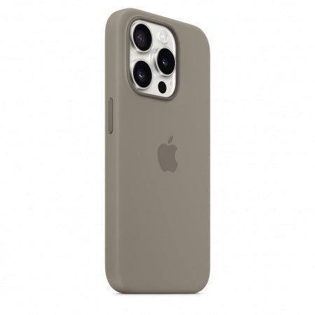 Husa de protectie Apple Silicon cu MagSafe pentru iPhone 15 Pro Max,Clay - mag-genius-accesorii