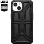 Husa iPhone 15 UAG Monarch Carbon Fiber - Protecție Excepțională, Stil Inegalabil