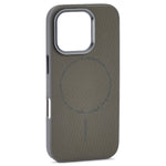 Husa Vegan Leather cu MagSafe pentru iPhone 16 Pro Max ,Taupe