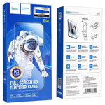 Folie Hoco - iPhone 15 Pro Max, Full Glue 6D, DustProof  Clear | Black