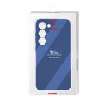 Husa X-Level Thin - Samsung A72 - MicroFiber, Navy Blue