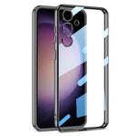 Husa Plating - Samsung S23 - silicon Slim, Clear, Black