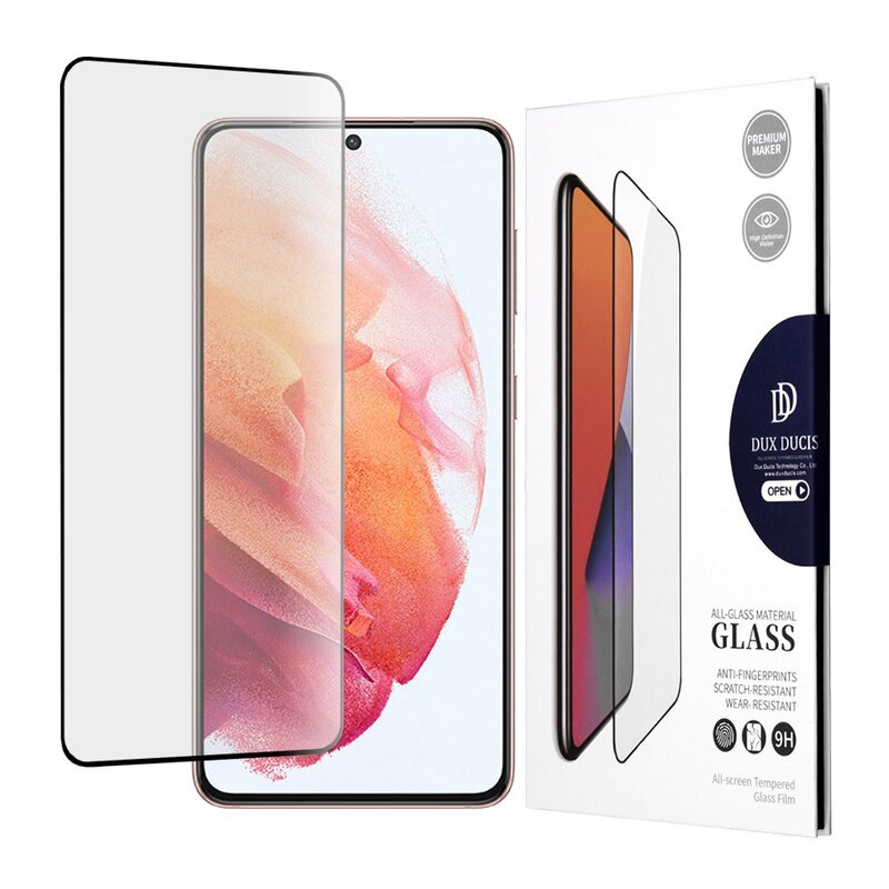 Folie din Sticla Securizata Dux Ducis, Samsung Galaxy S21 5G - Negru