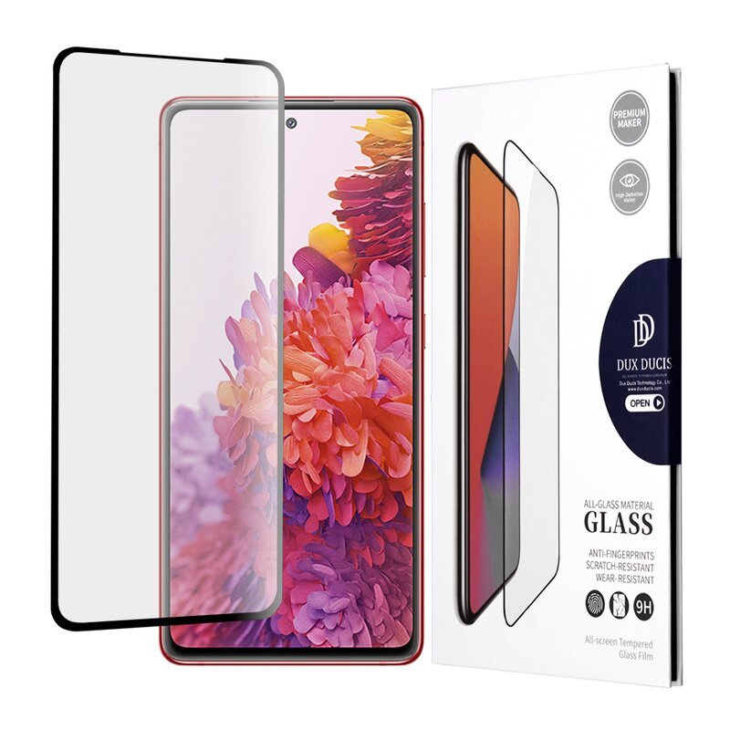 Protecție Avansată și Stil Elegant pentru Samsung Galaxy S20 FE 5G - Folia de Sticlă 9H Full Cover, Negru