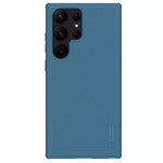 Husa Samsung Galaxy S23 Ultra Nillkin Super Frosted Shield Pro, albastru