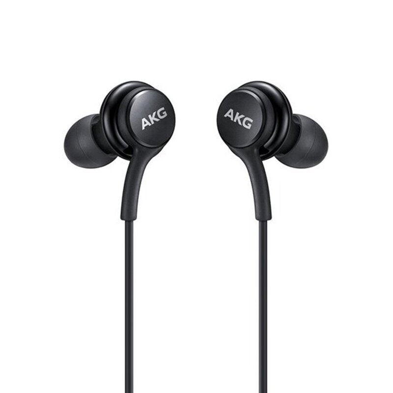 Casti in-ear originale Samsung AKG, Type-C, microfon, negru
