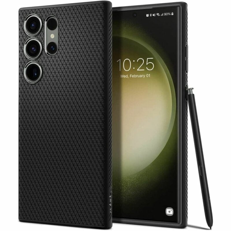 Husa Samsung Galaxy S23 Ultra Spigen Liquid Air, negru