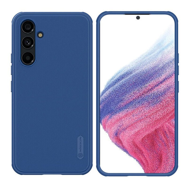 Husa Samsung Galaxy A54 Nillkin Super Frosted Shield, albastru