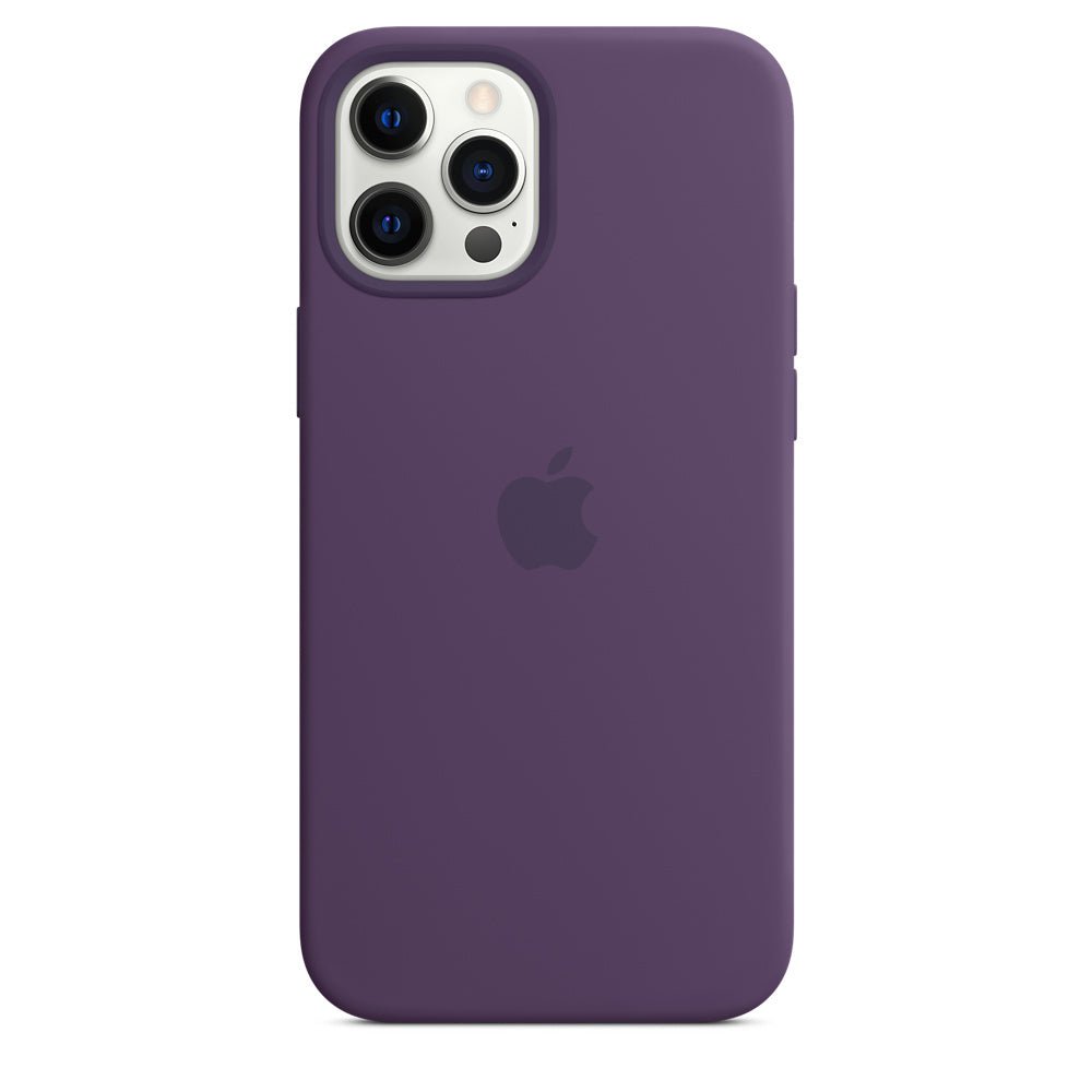 Husa de protectie Apple cu MagSafe pentru iPhone 12, Silicon - Culoare Ametyst