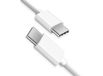 Cablu de date adaptor, Type-C Fast Charge, Alb - 1m