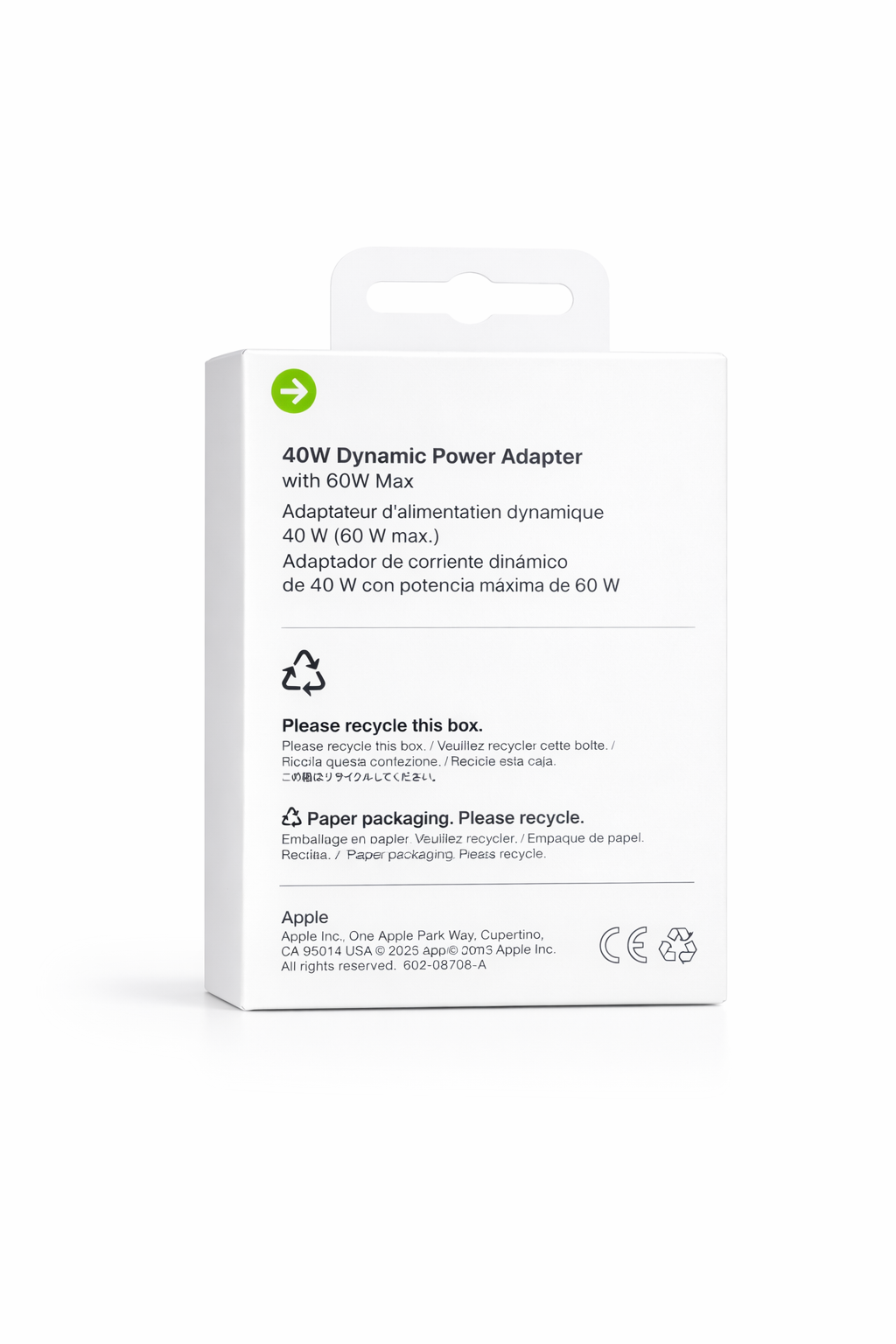 Adaptor Apple 40W Dynamic Power pana la 60W Max