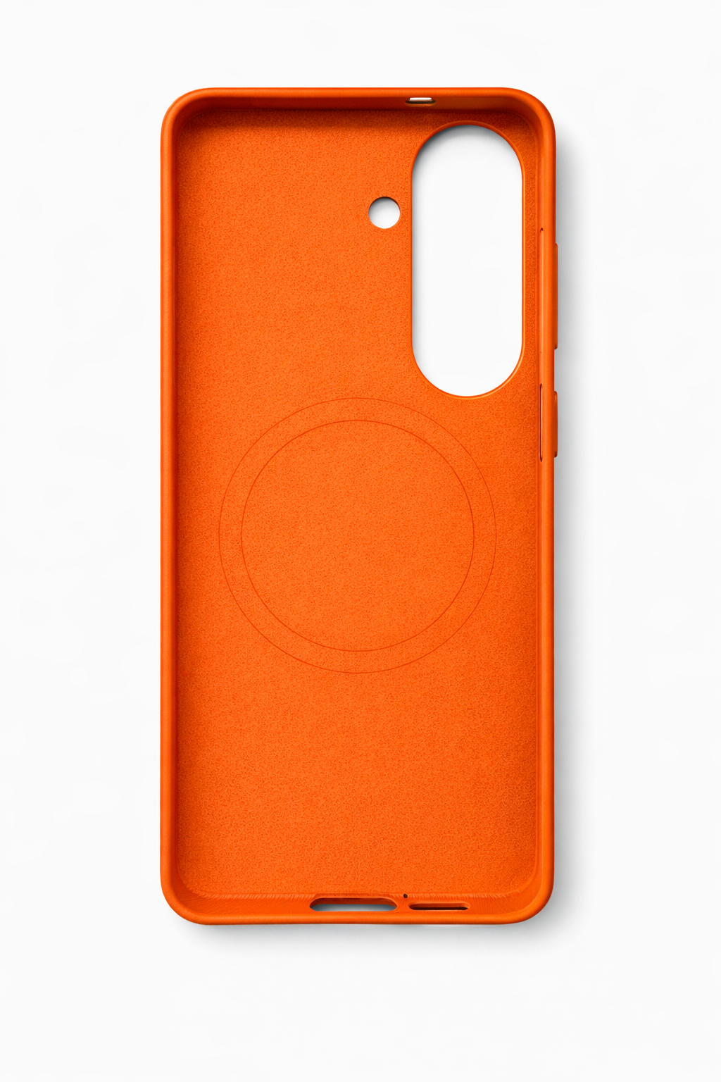 Husa Samsung S26 ,Originala Piele Kindsuit cu MagSafe, Orange