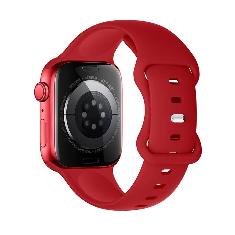 Curea Apple iWatch Hoco WA15 Flexible Series 8 38/40/41 mm Crimson Cherry