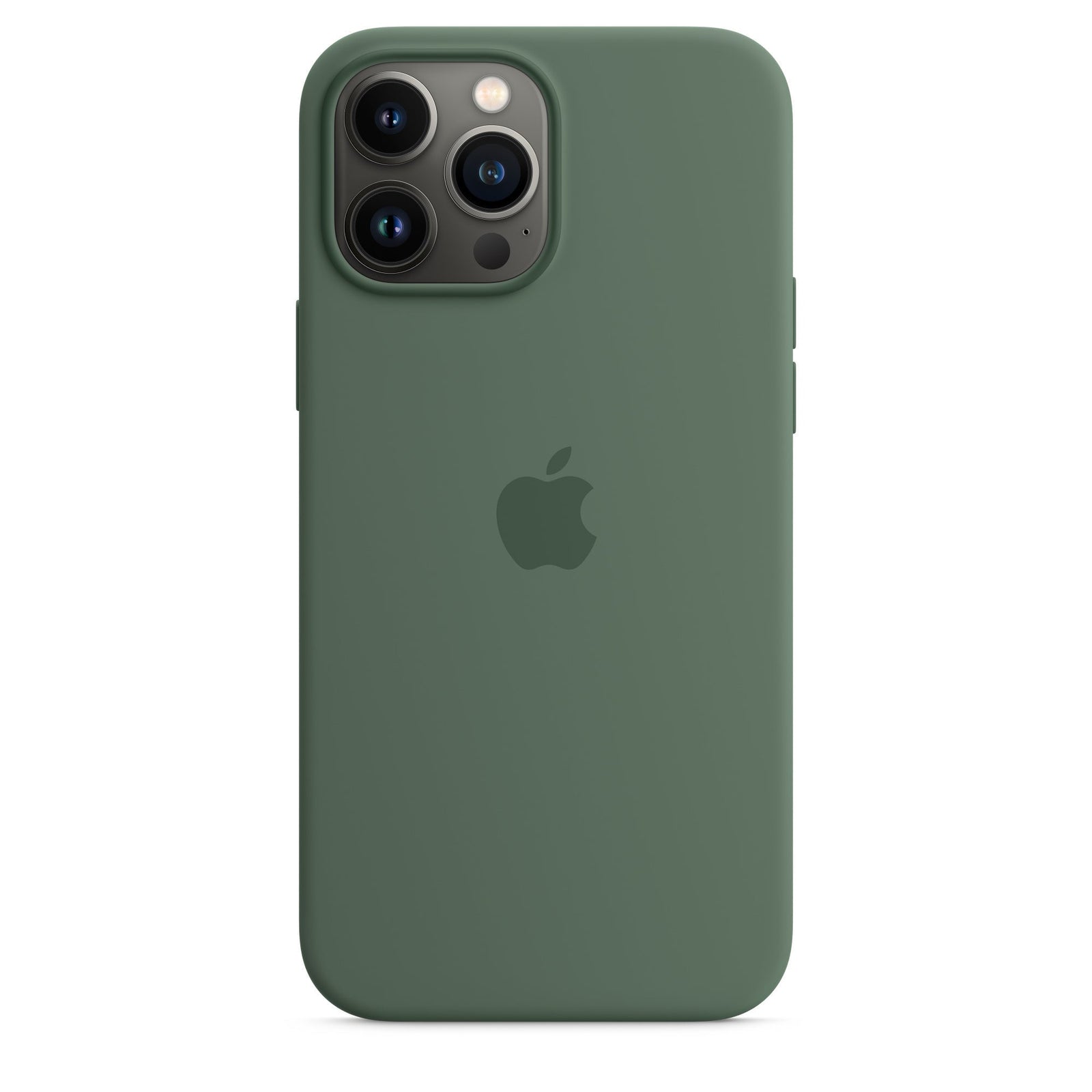 Husa Apple cu MagSafe pentru iPhone 12, Silicon - Culoare Cypress Green