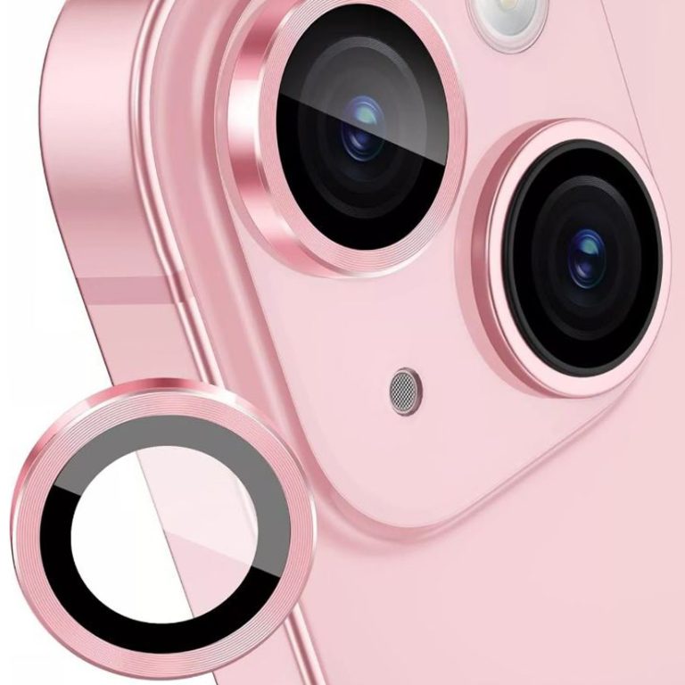 Folie Sticla iPhone 16 Plus ,Camera Protector, Roz