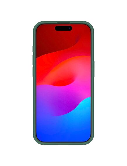 Husa Nillkin, pentru iPhone 15 Pro Frosted Series, PVC,Deep Green