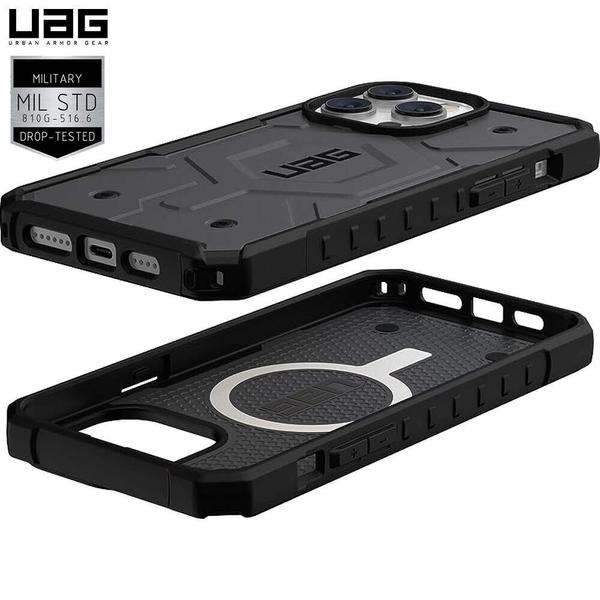 Husa iPhone 15 Pro UAG Pathfinder cu MagSafe Gri