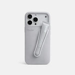 Husa compatibila Rhode iPhone 17 Pro Max, Silicone Case Grey + Luciu