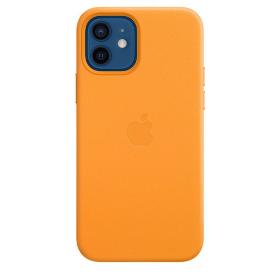 Husa de protectie Apple cu MagSafe pentru iPhone 12 Mini , Piele - Culoare California Poppy