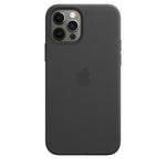 Husa de protectie Apple cu MagSafe pentru iPhone 12 Pro Max , Piele - Culoare Black - mag-genius-accesorii