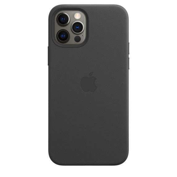 Husa Apple iPhone 12 Apple cu MagSafe , Piele - Black