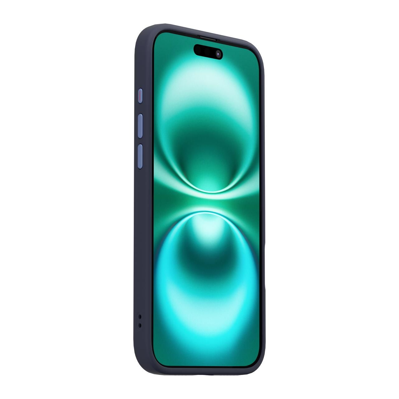 Husa iPhone 16 Mist Shield cu MagSafe, Albastru