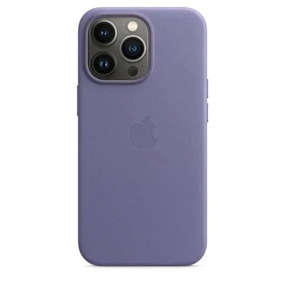 Husa de protectie Apple cu MagSafe pentru iPhone 12, Piele - Culoare Deep Violet