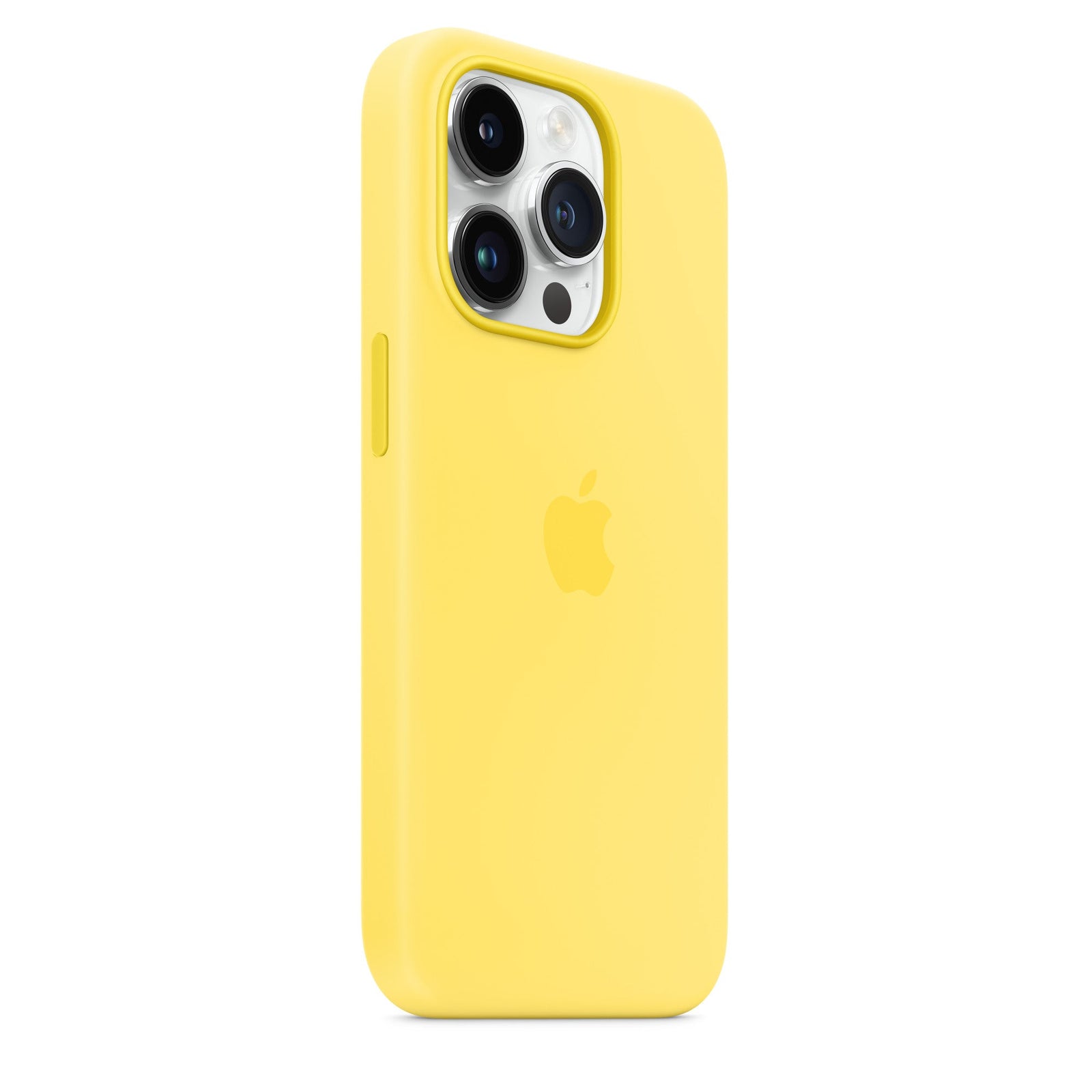 Husa iPhone 14 Pro Max Apple cu MagSafe, Silicon Canary Yellow