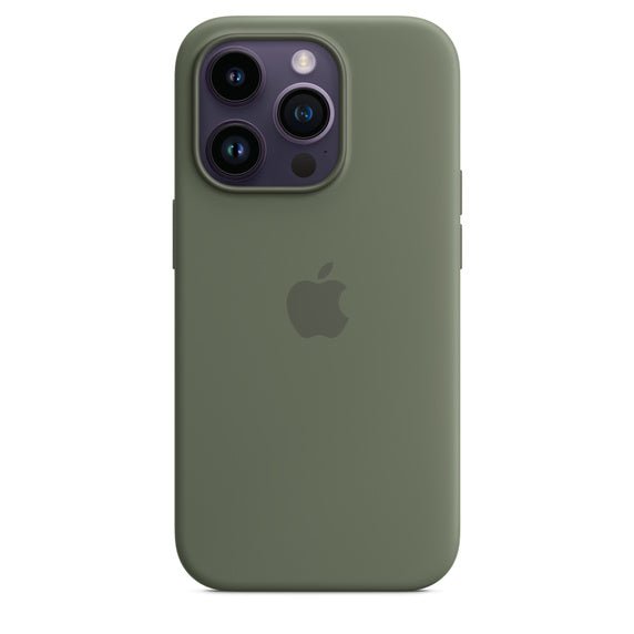 Husa iPhone 14 Pro Max Apple cu MagSafe, Silicon Olive