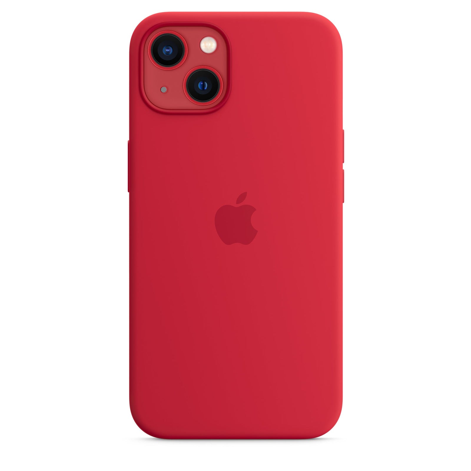 Husa iPhone 13 Apple cu MagSafe, Silicon - Culoarea Red