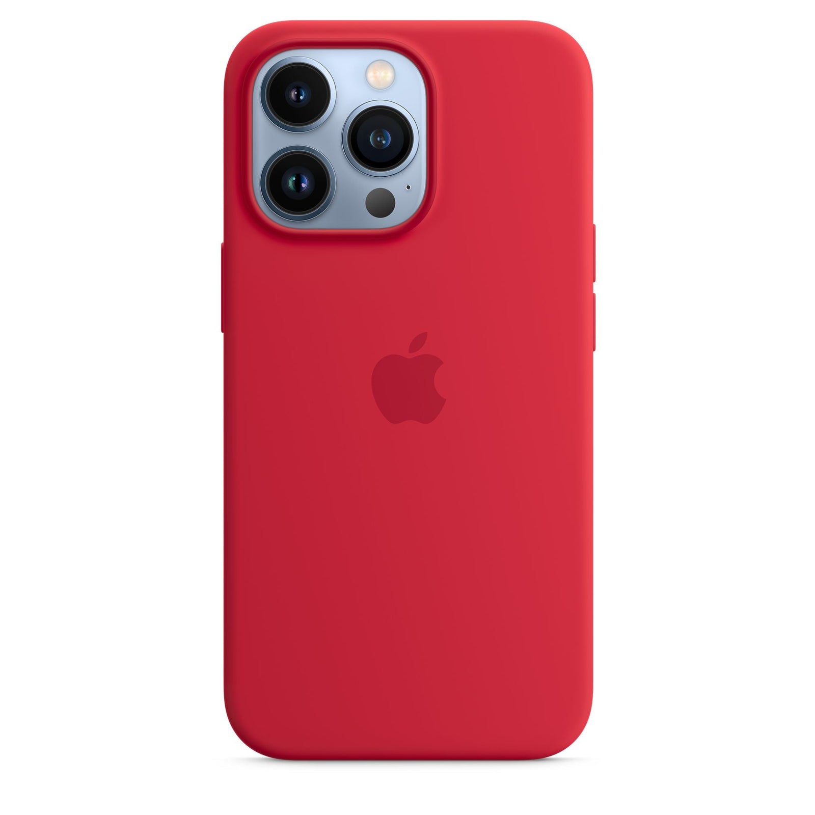 Husa iPhone 13 Pro Max Apple cu MagSafe, Silicon - Culoare Red