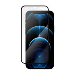 FOLIE IPHONE 12 PRO TEMPERED GLASS EASY FIT, ANTI-SHATTER EDGE, BLACK - mag-genius-accesorii
