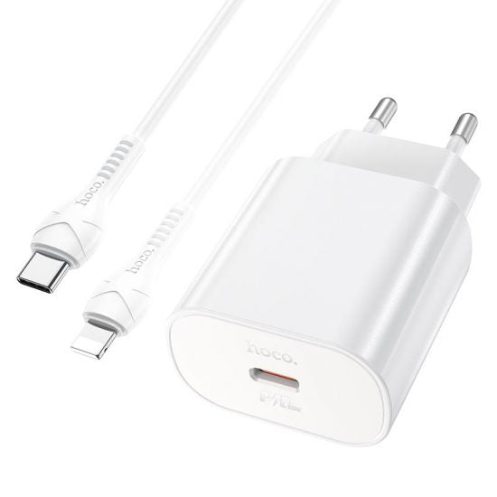 Set Incarcator pentru iPhone, Adaptor + Cablu 1M, Fast Charging 20W