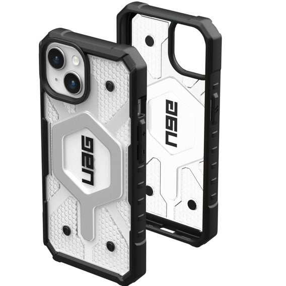 Husa UAG Pathfinder MagSafe Transparentă pentru iPhone 15 Plus Ice