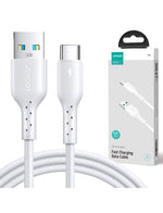 Cablu Date si Incarcare, USB-A la USB-C, 3A, 1m, WHITE