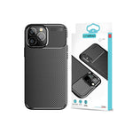 Husa AutoFocus - iPhone 16 Pro - Carbon Grain | BLACK