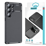 Husa AutoFocus - Samsung S25 Ultra -Model Carbon Grain, Black