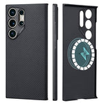 Husa Samsung S25 Ultra Kevlar MagEZ 5, Black 600D-Aramidă, MagSafe