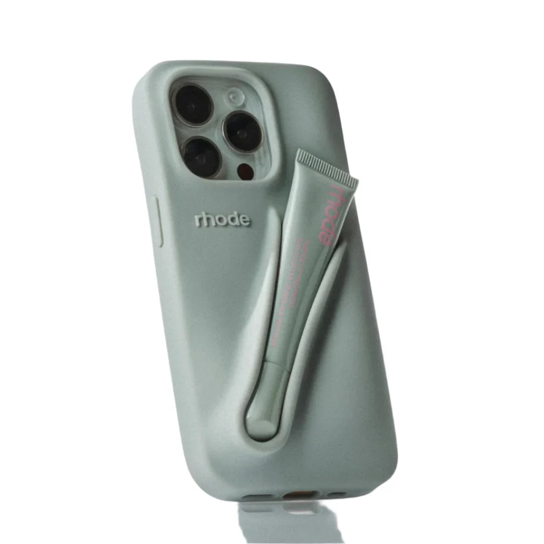 rhode iPhone16proケース　グレー Husa iPhone 16 Pro Rhode Grey+ Luciu inclus – Huse-iphone