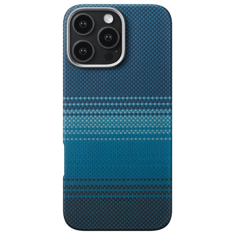 Husă iPhone 16 Pro MagEZ 5,Aramidă 600D, MagSafe, Ultra-Subțire, Blue