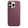 Husa iPhone 15 Pro Apple FineWoven cu MagSafe, Mulberry