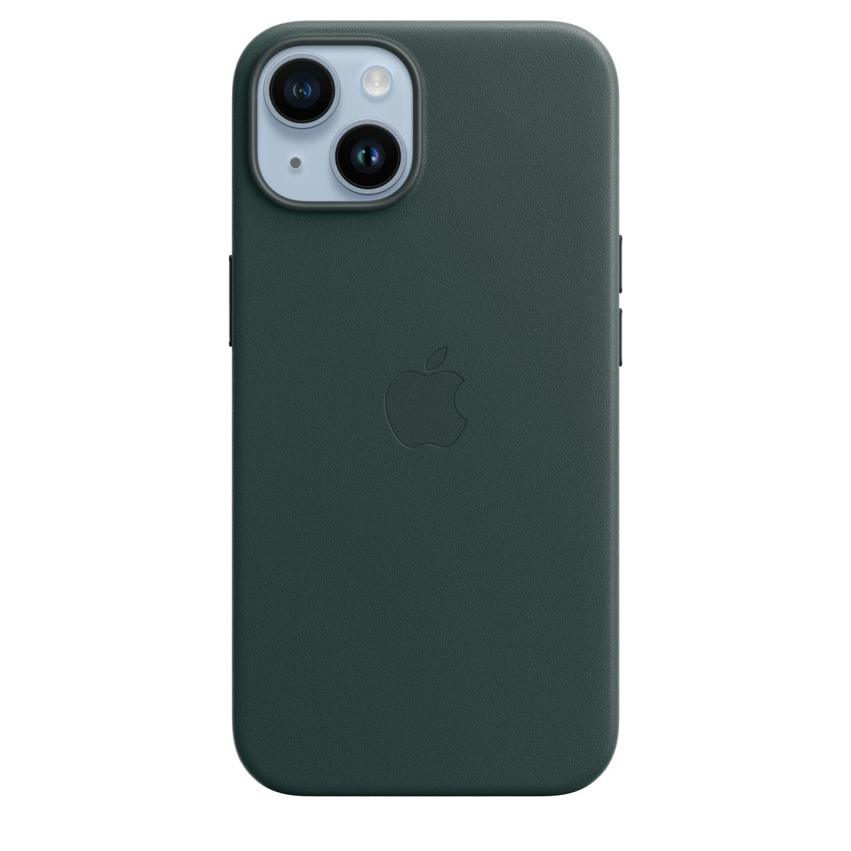 Husa compatibila cu iPhone 14 cu MagSafe, Piele - Culoare Forest Green
