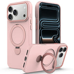 Husă iPhone 18 Pro Max SoftRing UltraSoft MagCase cu stand, Pink